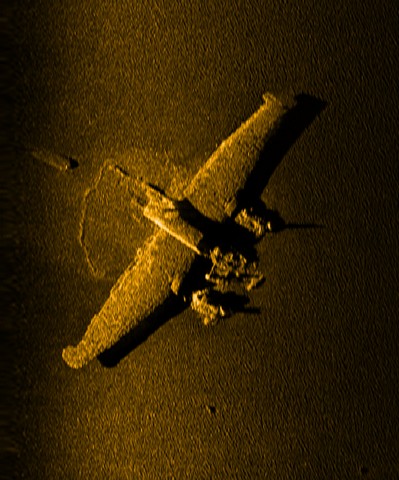 هواپیمای آلمانی سرنگون شده 