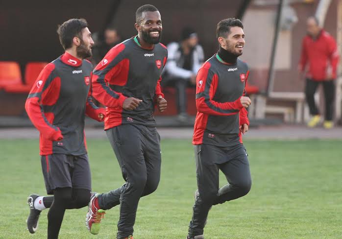 بازیکن برزیلی پرسپولیس درتمرین(عکس)