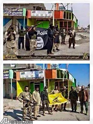 ضدحال نیروهای مردمی عراق به داعش در تکریت(عکس)