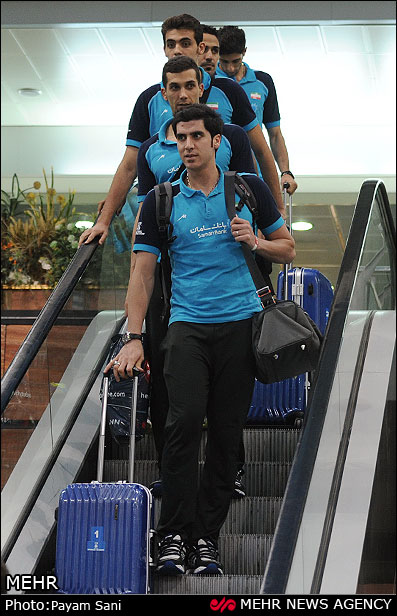 استقبال گرم از تیم ملی والیبال