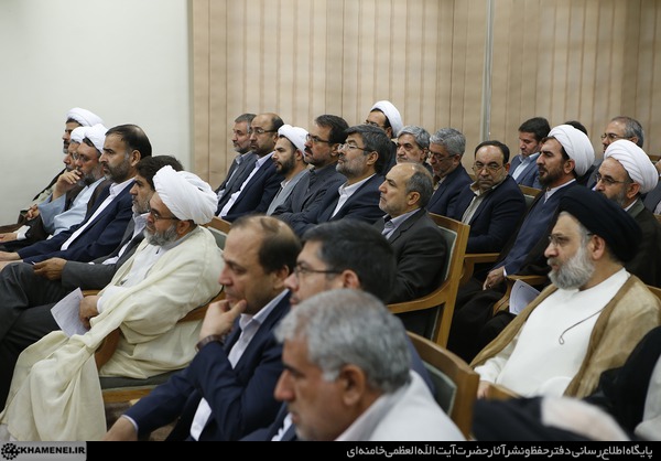 دیدار رئیس و مسئولان قوه قضائیه با رهبر انقلاب (عکس)