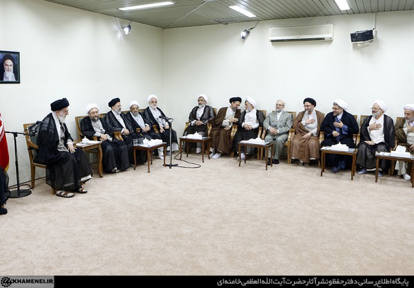 دیدار رئیس و مسئولان قوه قضائیه با رهبر انقلاب (عکس)