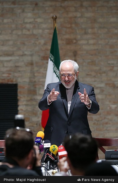 نشست خبری ظریف - وین (عکس)