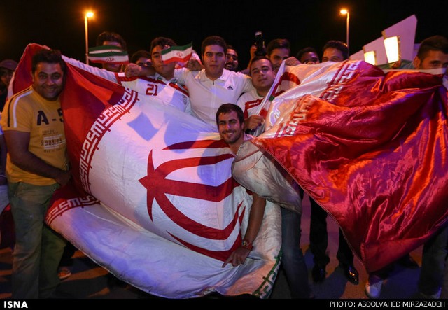 استقبال از تیم ملی فوتبال (عکس)