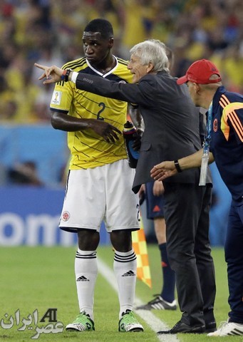 مسابقه کلمبیا و اوروگوئه (عکس)