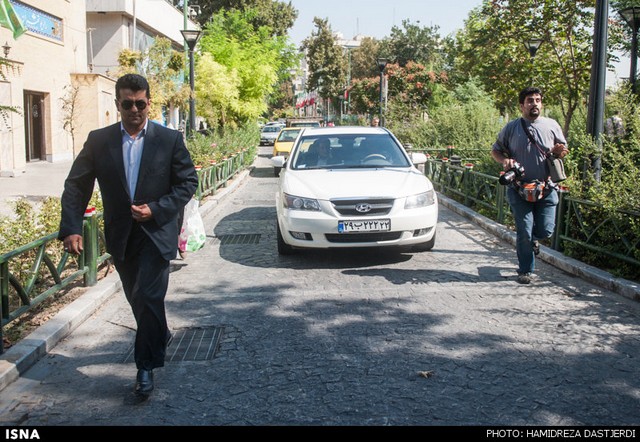 حضور سعید مرتضوی در دادسرا (عکس)