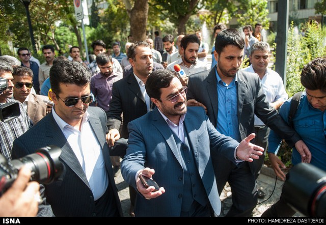 حضور سعید مرتضوی در دادسرا (عکس)