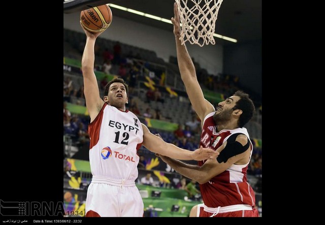 بازی ایران و مصر؛ جام جهانی بسکتبال (عکس)
