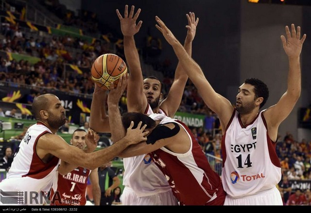 بازی ایران و مصر؛ جام جهانی بسکتبال (عکس)