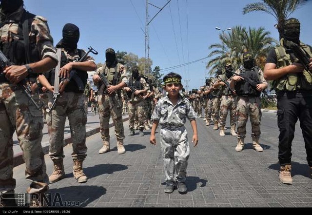 جشن پیروزی مقاومت در غزه (عکس)