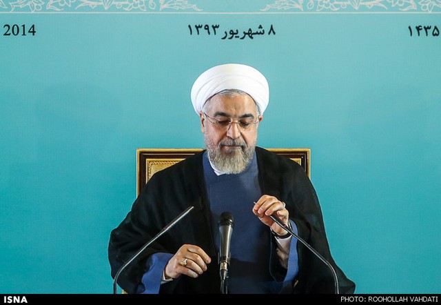 نشست خبری رییس جمهور (عکس)