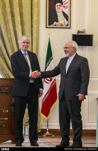 دیدار وزیر خارجه فنلاند با ظریف (عکس)
