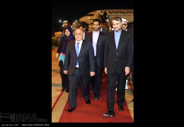 ورود نخست وزیر عراق به تهران (عکس)