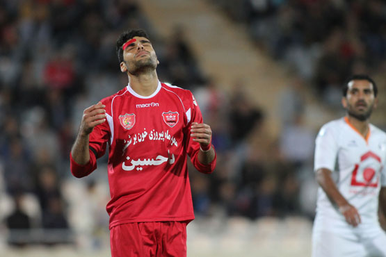 شکست پرسپولیس برابرسایپا(گزارش تصویری)