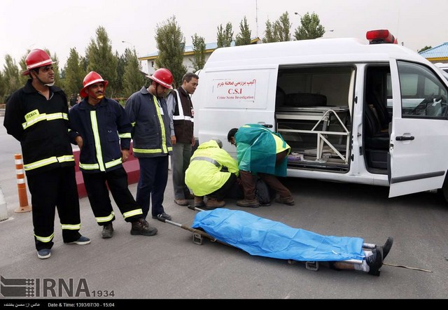 مانور طرح اضطراری فرودگاه - مشهد (عکس)