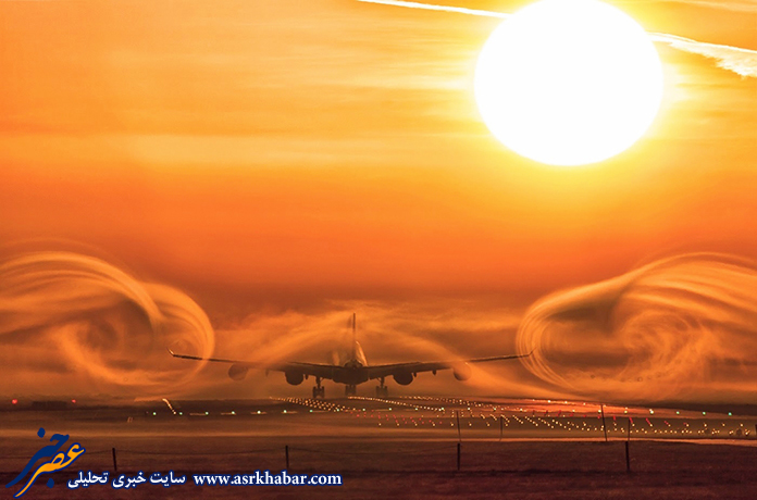 دیدینی ترین فرود هواپیما (عکس)