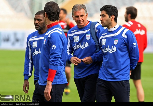 تمرین تیم ملی ایران دوشنبه(گزارش تصویری)