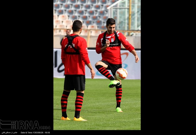 تمرین تیم ملی ایران دوشنبه(گزارش تصویری)