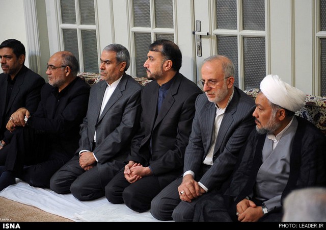 دیدار کارگزاران حج با رهبری (عکس)