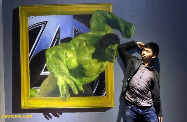 نقاشی های سه بعدی!(عکس)