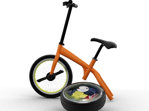 این دوچرخه لباس‌های شما را می شوید! (+عکس)