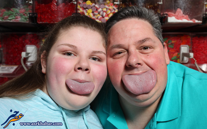 زبان گنده ترین انسان های جهان (عکس)