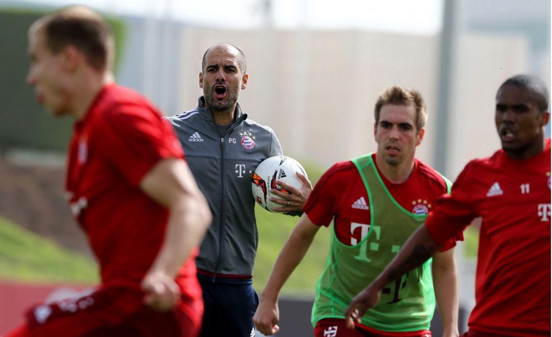 نمایش تک نفره گواردیولا در تمرین (گزارش تصویری)