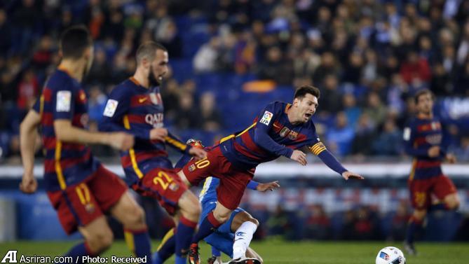اسپانیول 0 - 2 بارسا / دوگل منیر برای صعود(+گزارش تصویری)