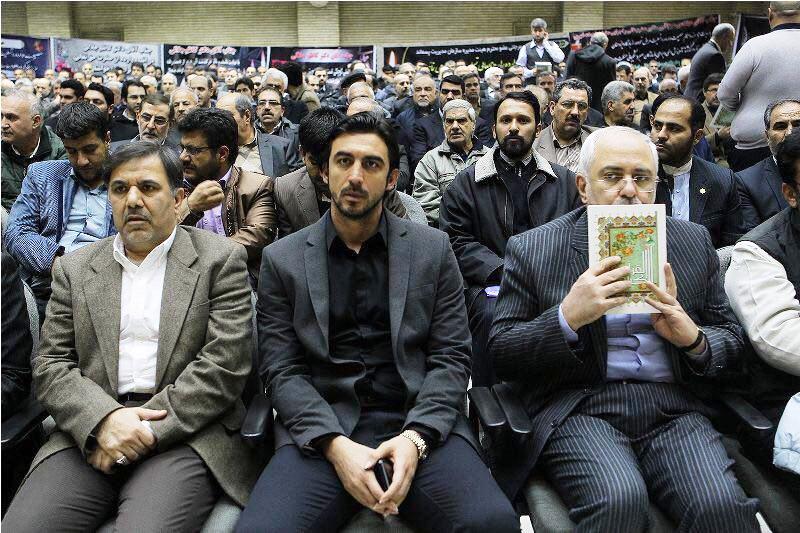 مهدی رحمتی در کنار وزیر محبوب (عکس)