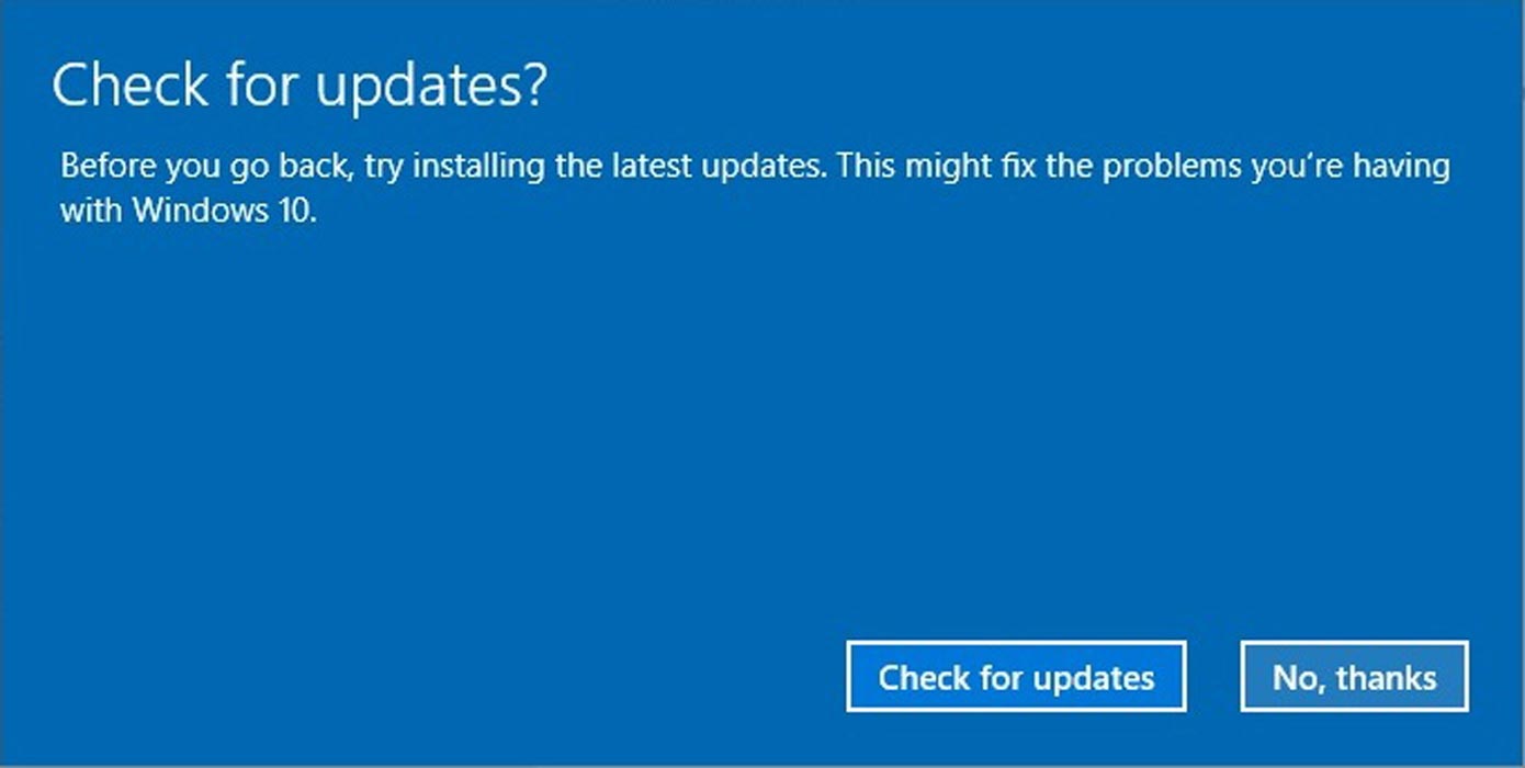 چگونه از ویندوز 10 به نسخه قبلی برگردیم؟ چگونه از ویندوز 10 به نسخه قبلی برگردیم؟
