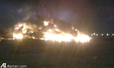 فوری/ آتش سوزی بزرگ در عسلویه (+عکس)