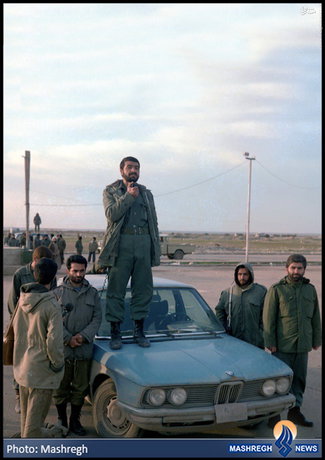 محل متفاوت سخنرانی فرمانده سپاه (عکس)