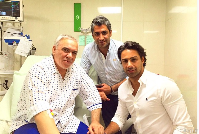 عیادت مجیدی از فتح الله زاده (عکس)