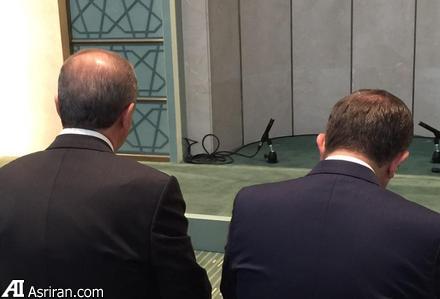 نماز رییس جمهور و نخست وزیر ترکیه (+عکس)