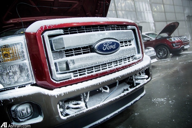 برنامه تست منحصر به فرد فورد برای آب‌وهوای سرد