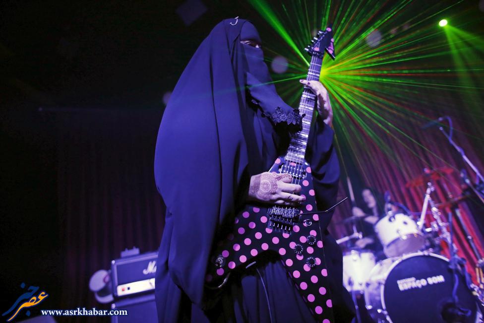 متفاوت ترین گیتاریست زن دنیا (عکس)