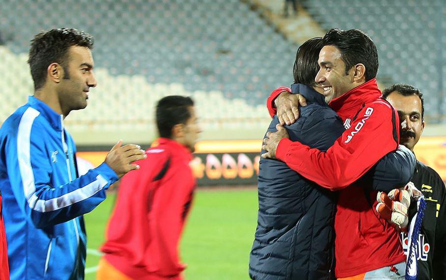 روبوسی ویژه رحمتی و نکونام (عکس)