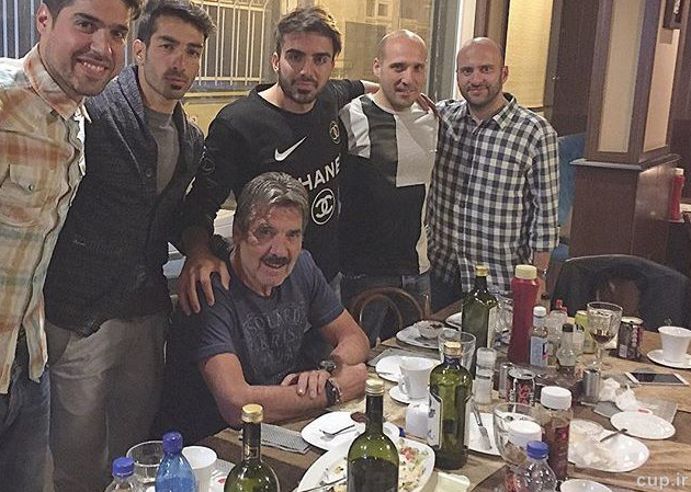 شام آخر تونی و شاگردان سابق در تبریز(+عکس)