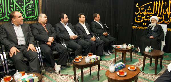 دیدار مدیرعامل بانک ملت با علما و مراجع تقلید