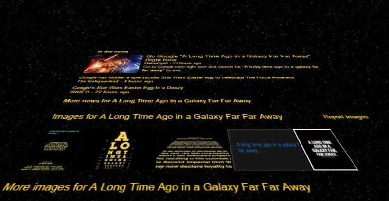 با تايپ اين کلمات در گوگل به فضا بروید!