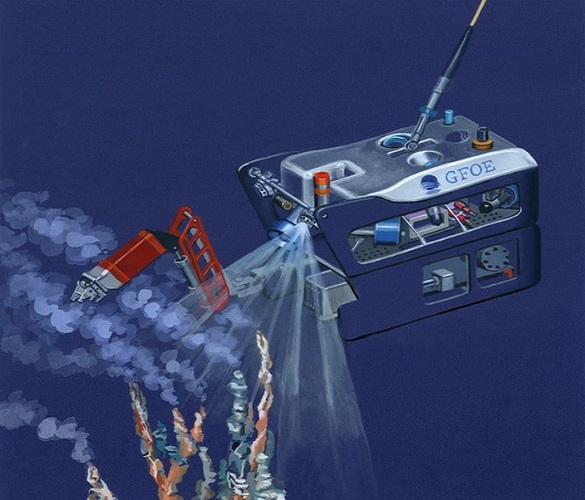 طراحی ربات کاوشگر برای کاوش در اعماق آبها