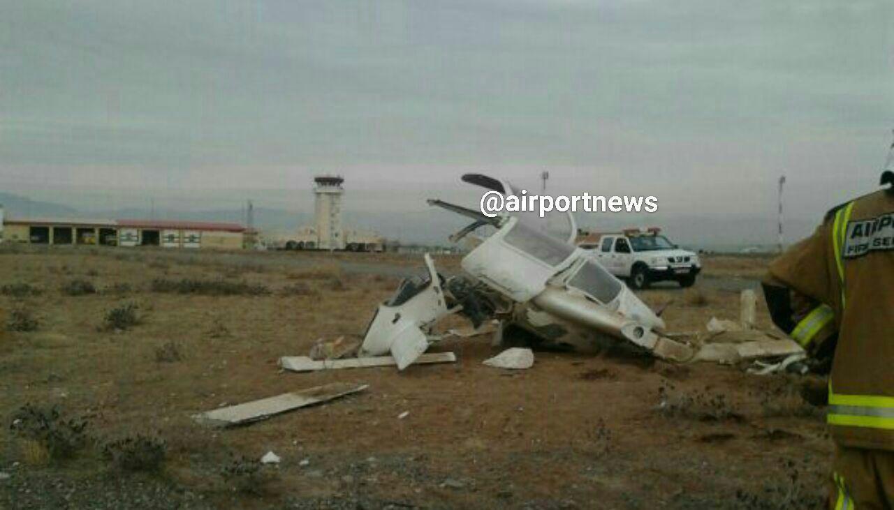 سانحه برای هواپیمای فوق سبک در سبزوار/ خلبان مجروح شد