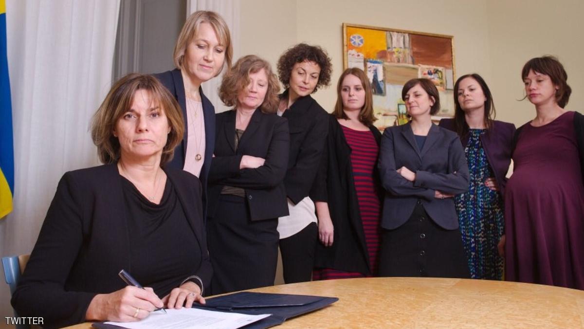 واکنش تصویری وزیر سوئدی به یک تصمیم ترامپ