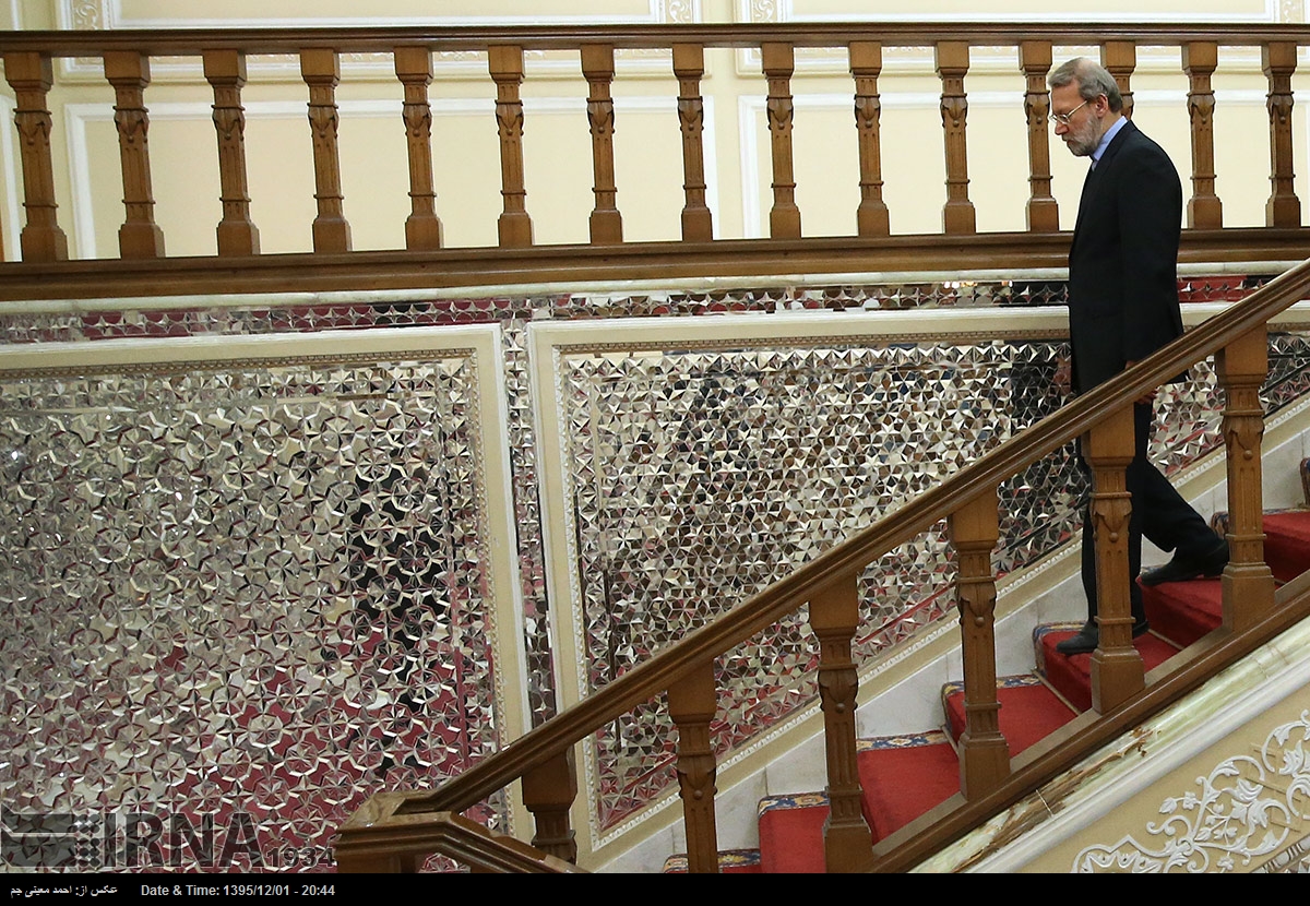 دیدار رئيس پارلمان کره شمالی با لاریجانی (+عکس)