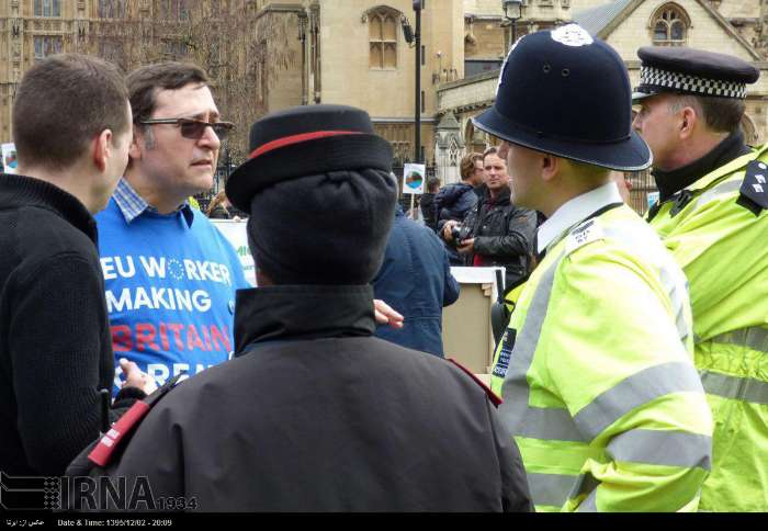 تظاهرات علیه برگزیت و سفر ترامپ در لندن (+عکس)