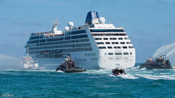 حرکت اولین کشتی تفریحی آمریکایی به سمت کوبا بعد از 50 سال