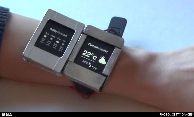 نخستین ساعت هوشمند جهان با دو نمایشگر