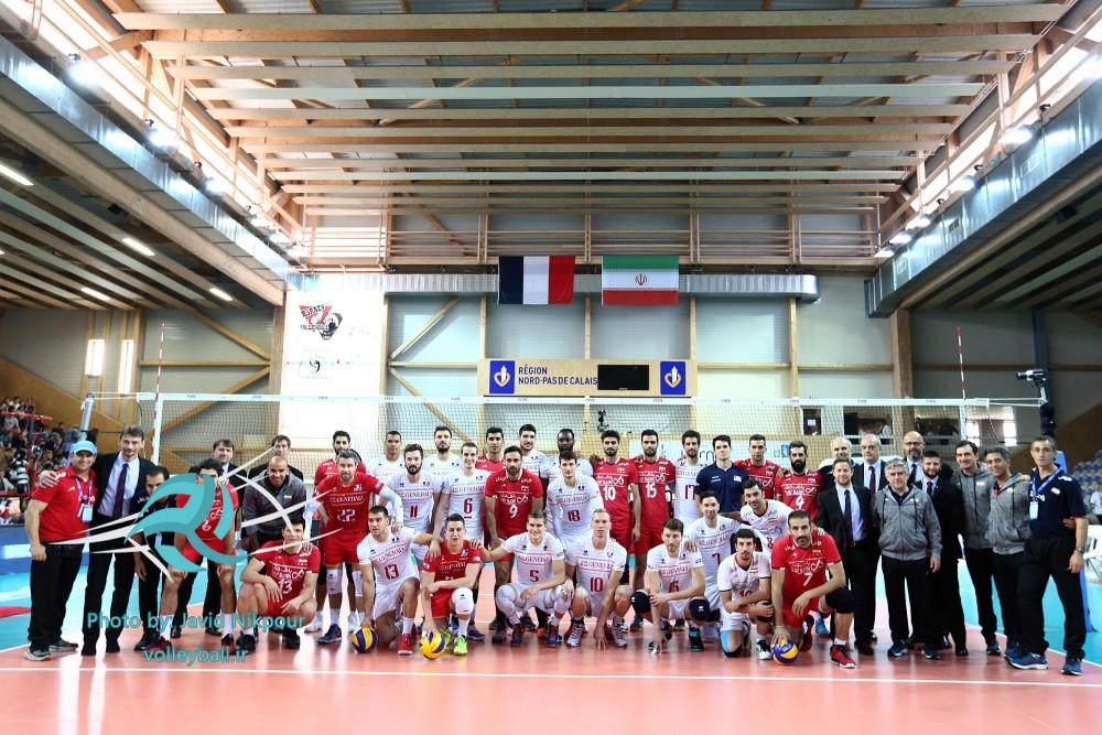 ایران 0 - 3 فرانسه /دومین شکست تیم ملی والیبال از فرانسه(+گزارش تصویری)
