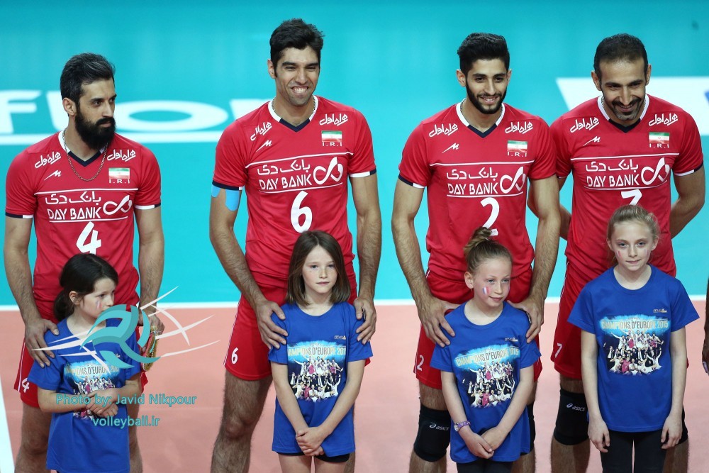 ایران 0 - 3 فرانسه /دومین شکست تیم ملی والیبال از فرانسه(+گزارش تصویری)