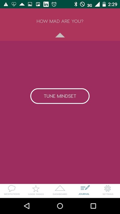 مدیریت استرس با اپلیکیشن رایگان Mindset